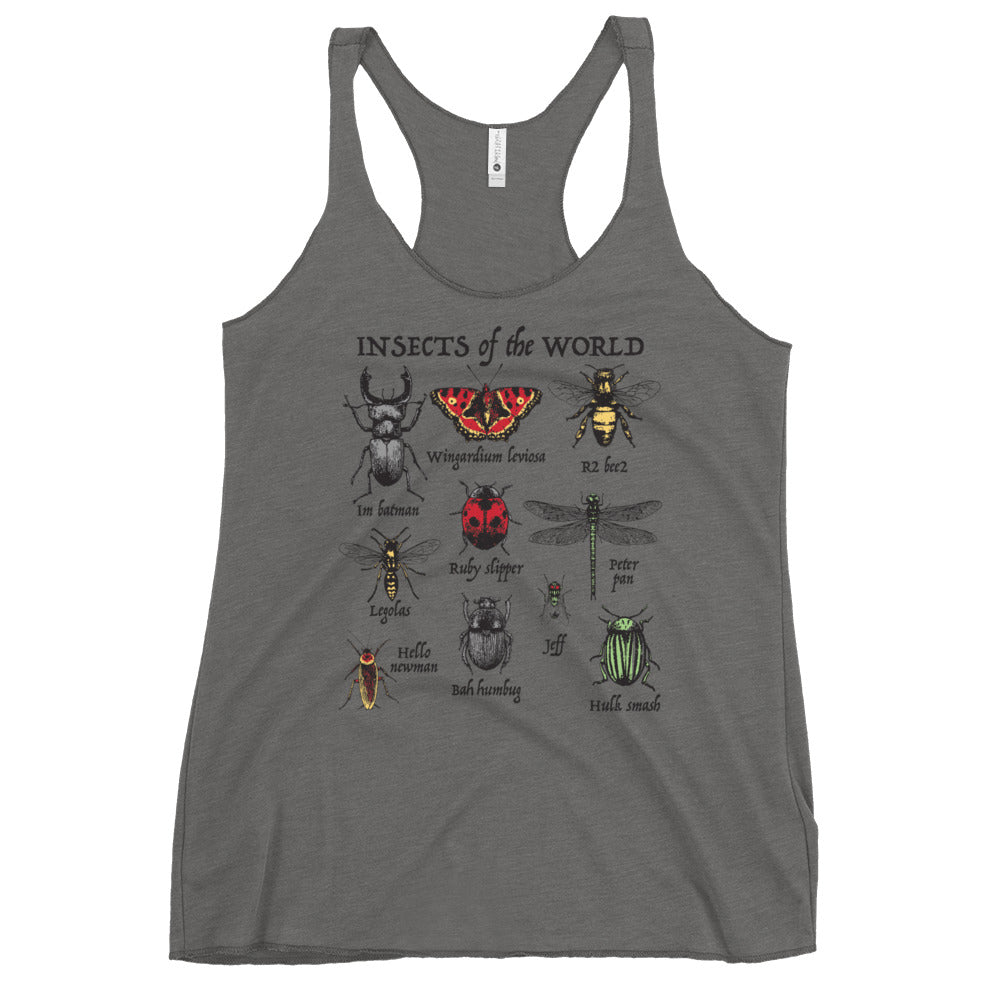 Insects Of The World Women's Racerback Tank