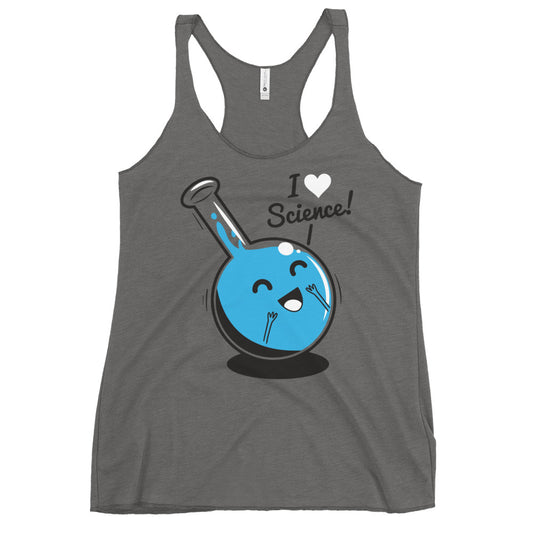 I Heart Science Women's Racerback Tank