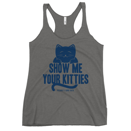 Show Me Your Kitties Women's Racerback Tank