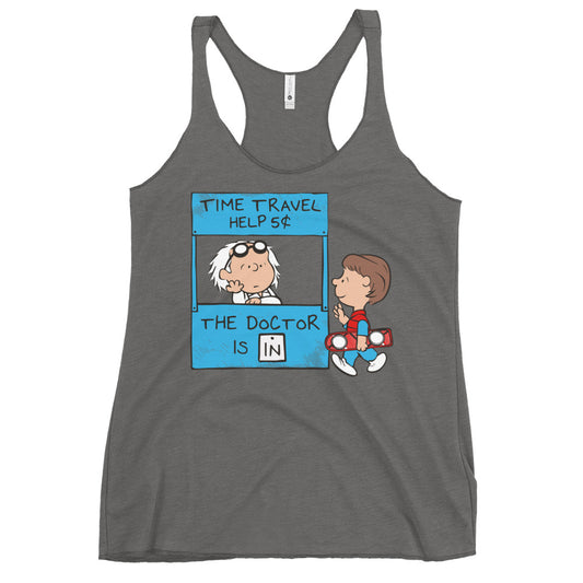 The Doctor Is In Women's Racerback Tank