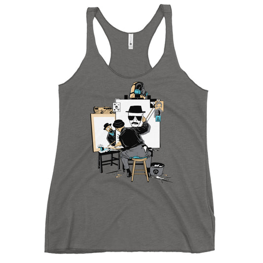Heisenberg Self Portrait Women's Racerback Tank