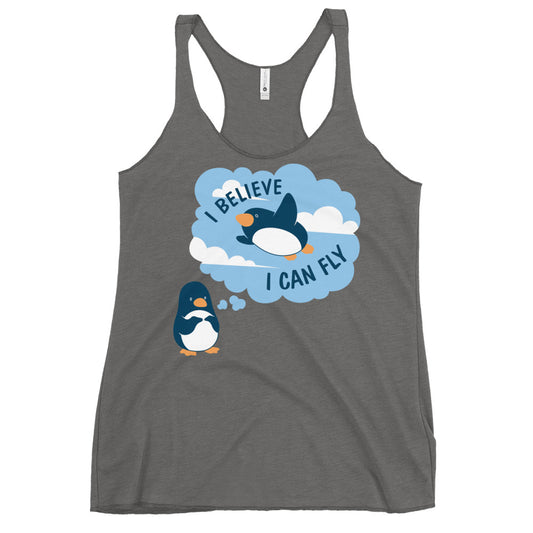 I Believe I Can Fly Women's Racerback Tank