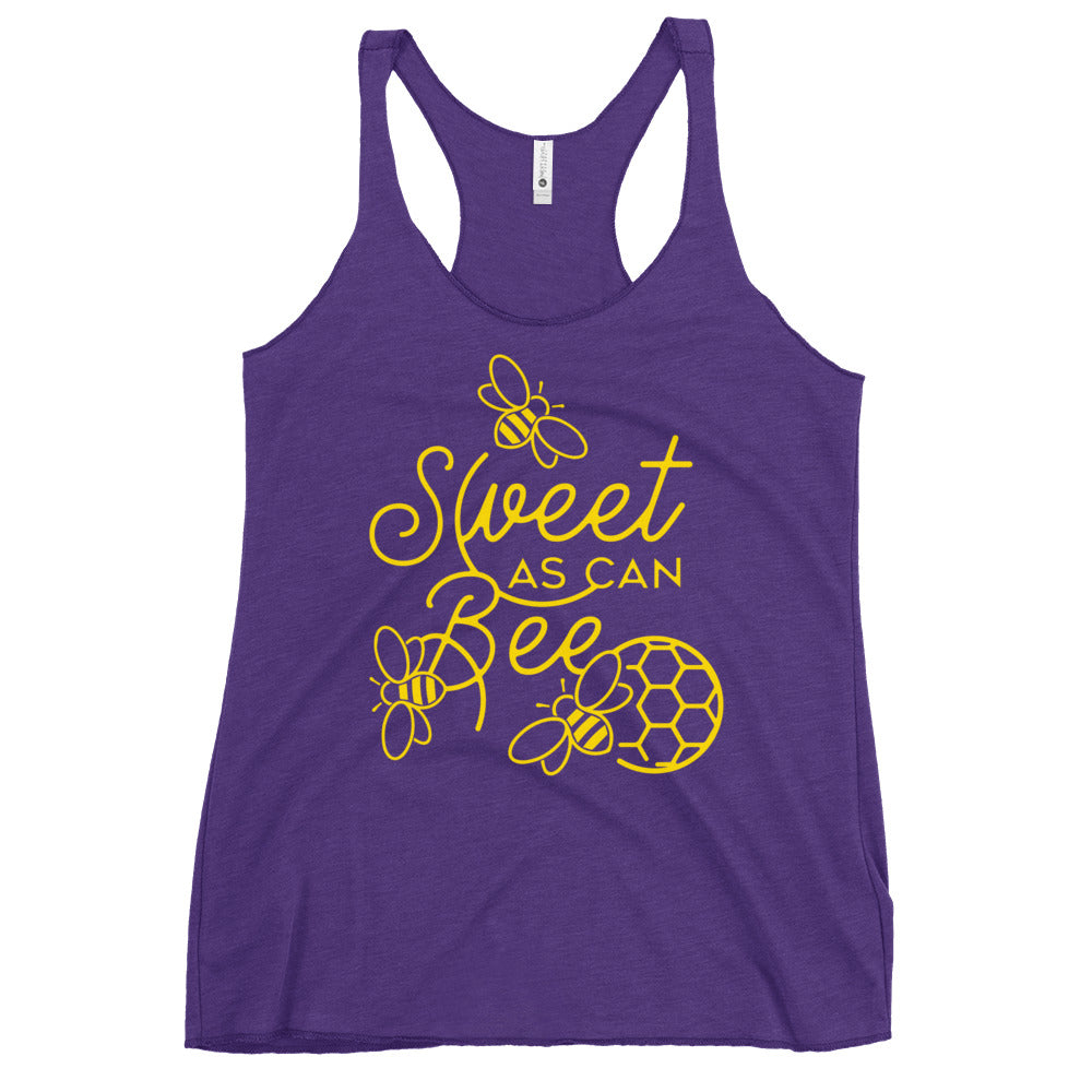 Sweet As Can Bee Women's Racerback Tank
