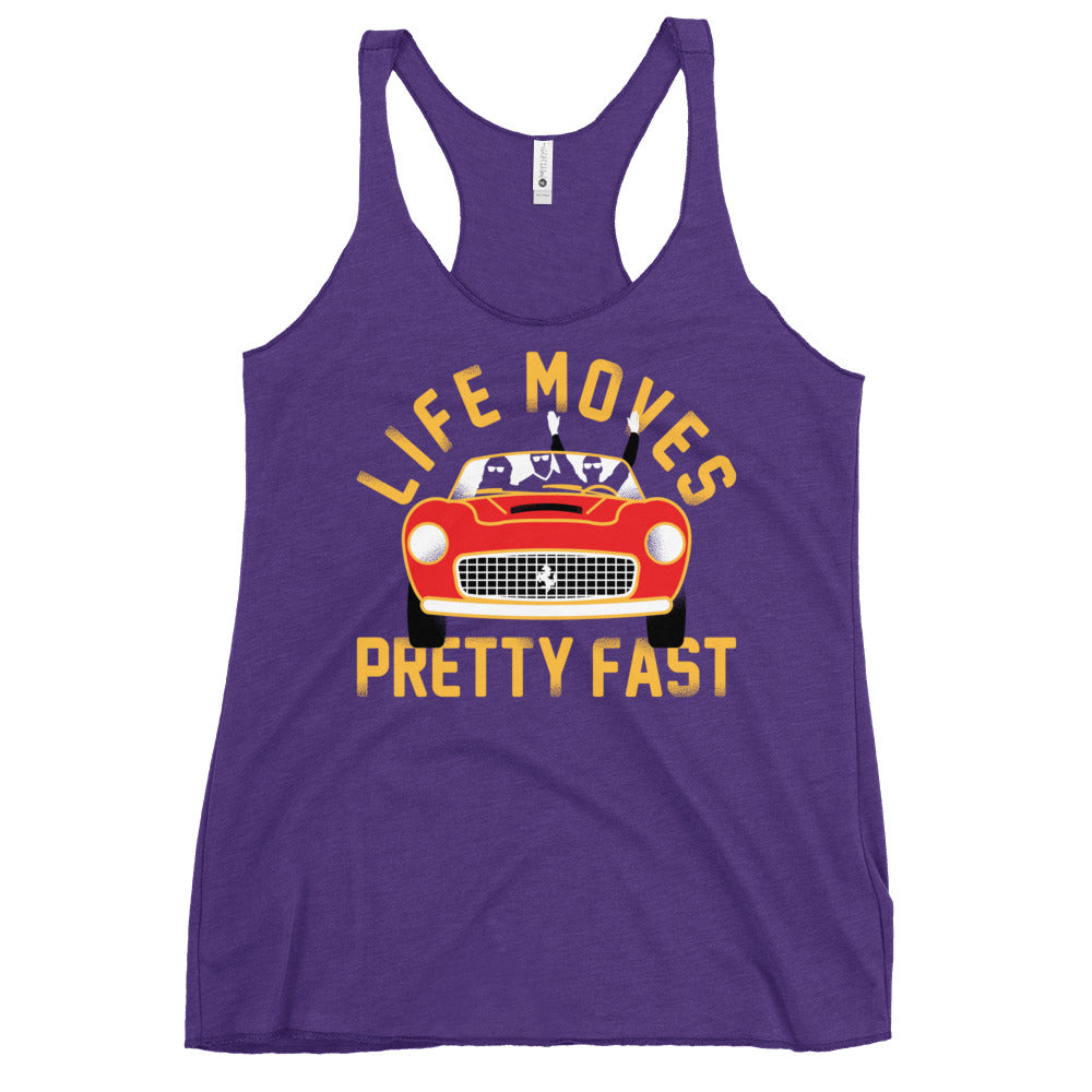Life Moves Pretty Fast Women's Racerback Tank