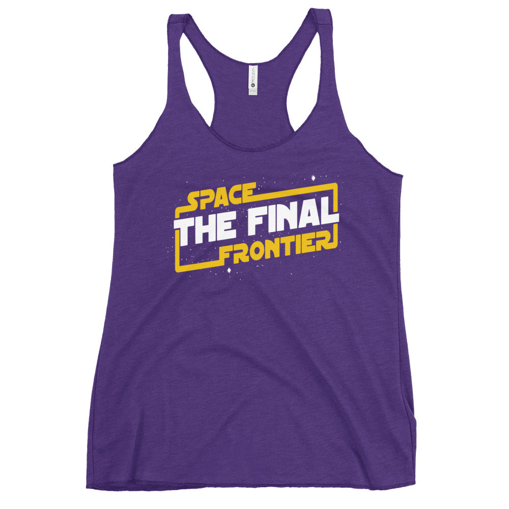 Space The Final Frontier Women's Racerback Tank