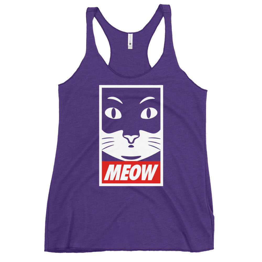Meow Women's Racerback Tank