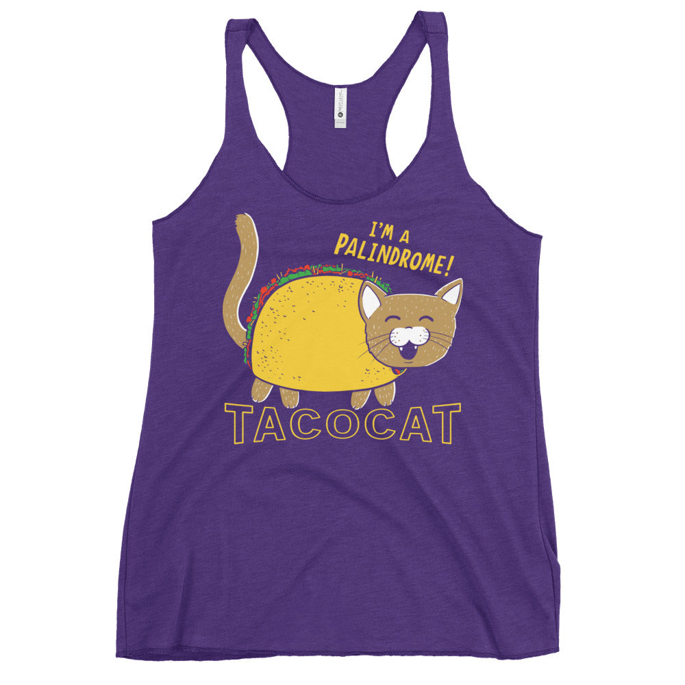 Taco Cat Women's Racerback Tank