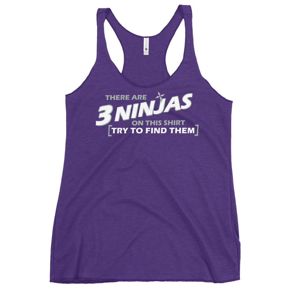 3 Ninjas Women's Racerback Tank
