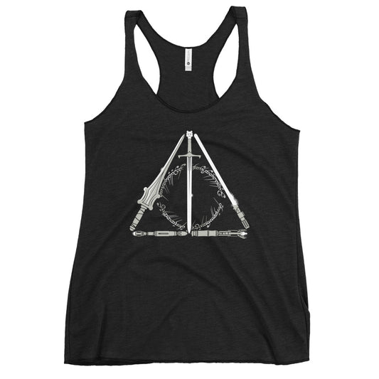 Nerdy Hallows Women's Racerback Tank