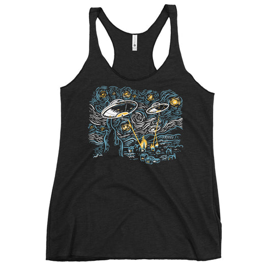 Starry Invasion Women's Racerback Tank