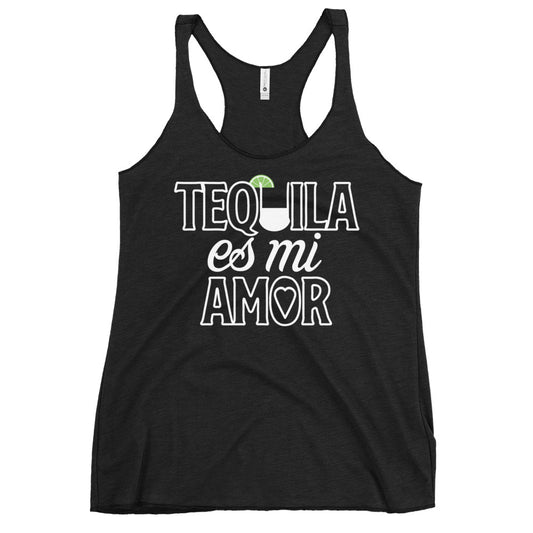 Tequila Es Mi Amor Women's Racerback Tank