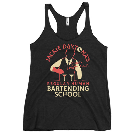 Regular Human Bartending School Women's Racerback Tank