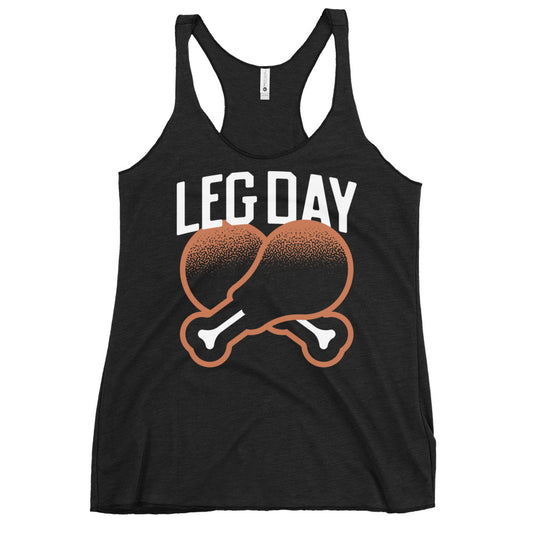 Leg Day Women's Racerback Tank