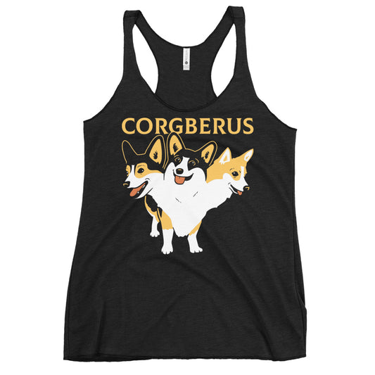 Corgberus Women's Racerback Tank