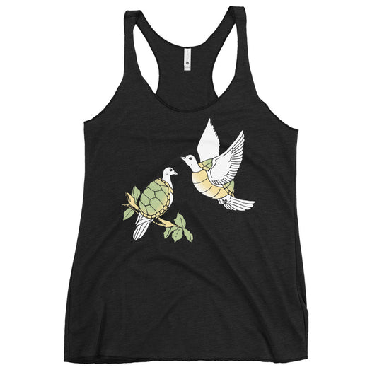 Two Turtle Doves Women's Racerback Tank