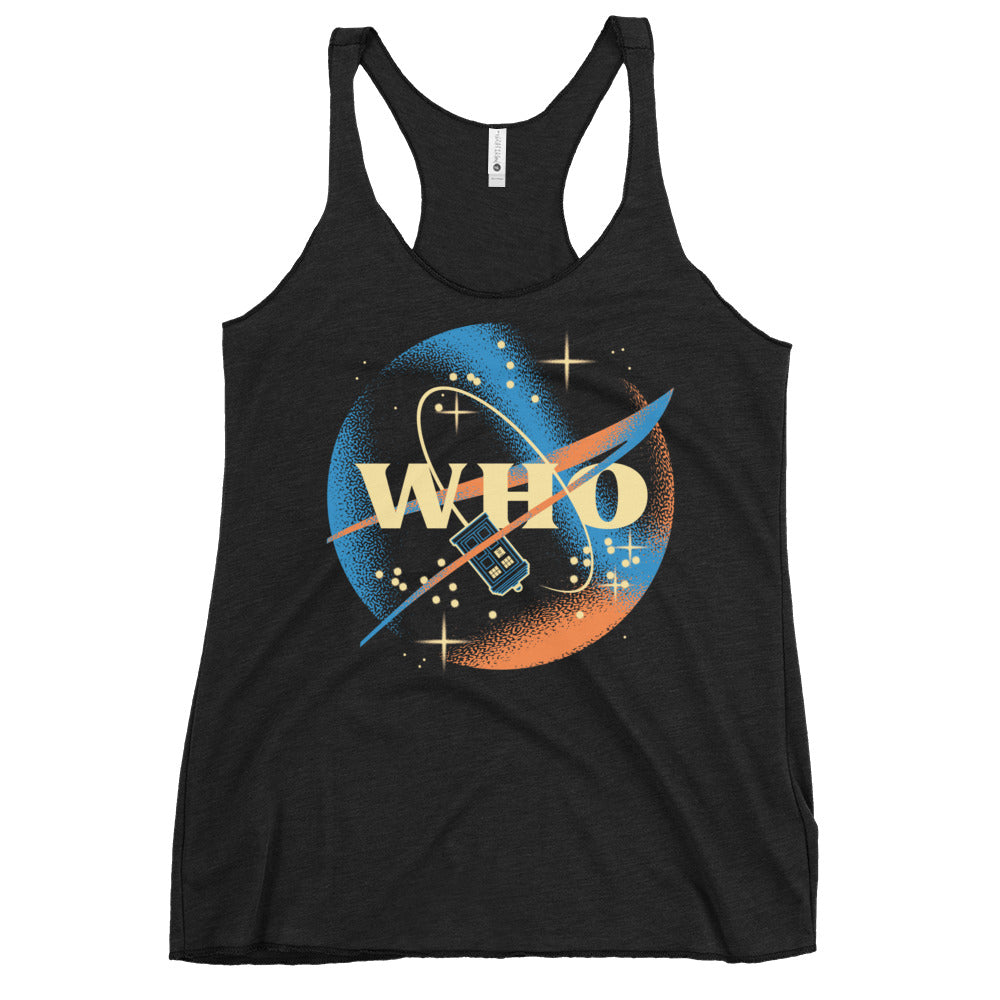 Who Space Administration Women's Racerback Tank