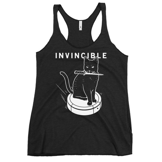Invincible Cat Women's Racerback Tank