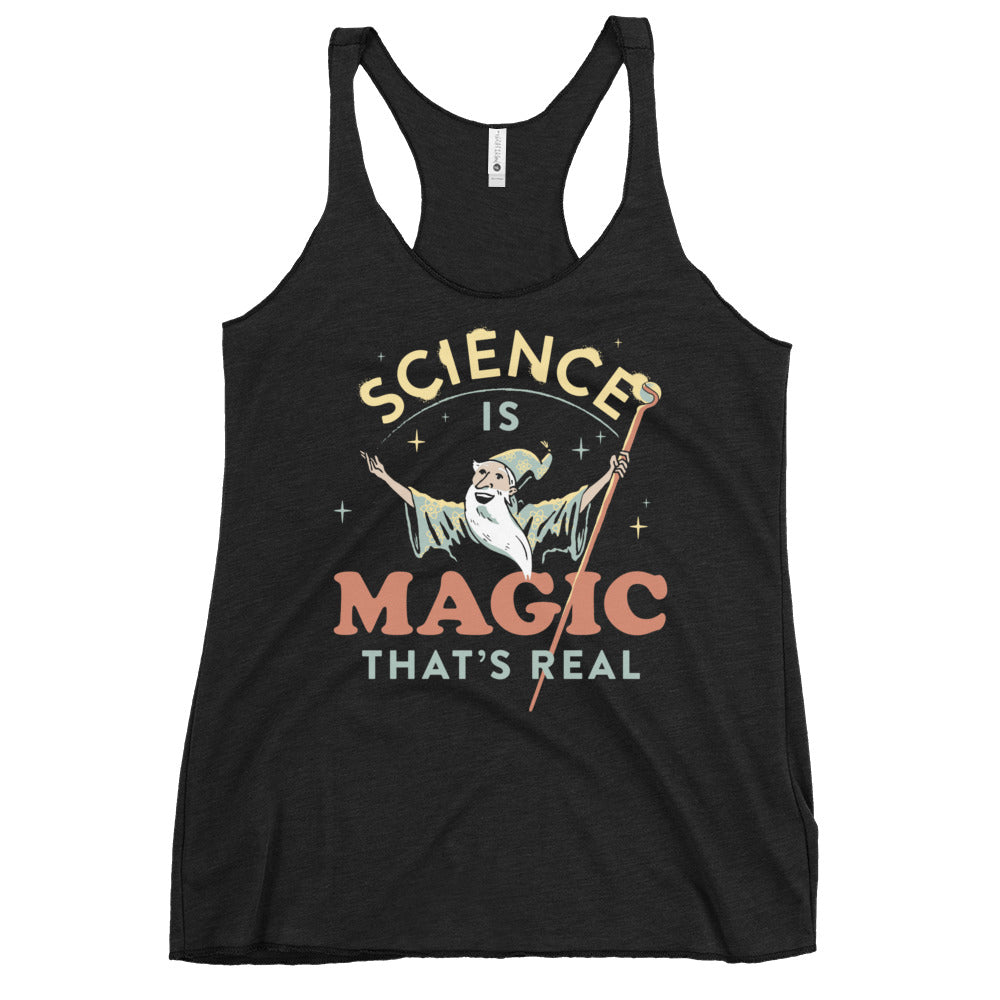 Science Is Magic That's Real Women's Racerback Tank