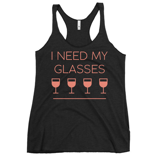 I Need My Glasses Women's Racerback Tank