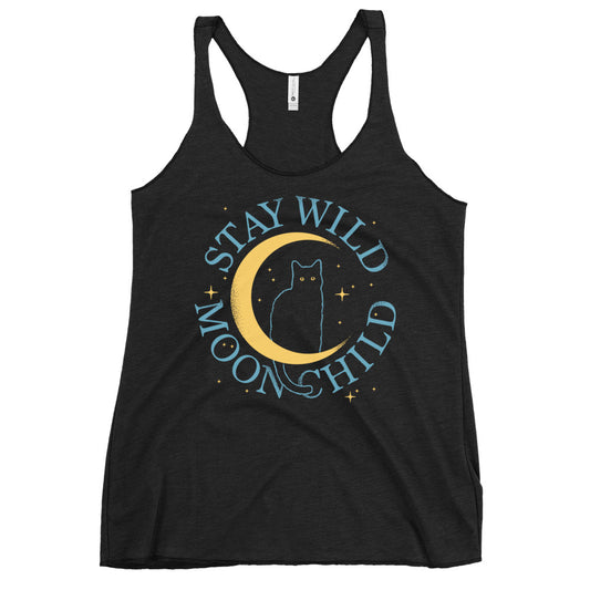 Stay Wild Moon Child Women's Racerback Tank