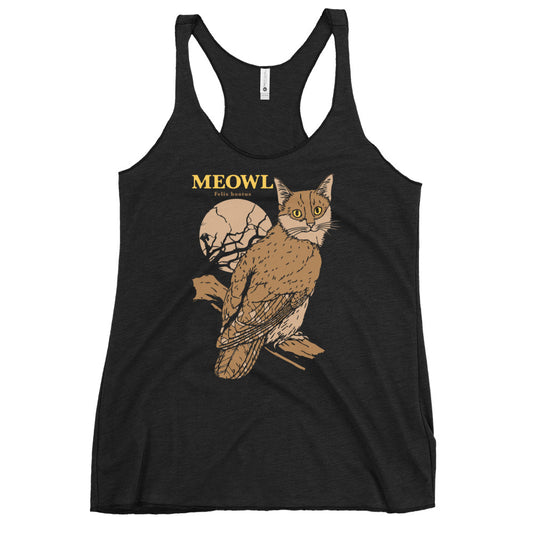 Meowl Women's Racerback Tank