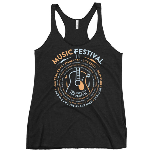 Music Festival Women's Racerback Tank