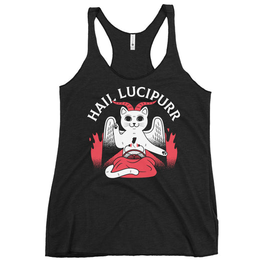 Hail Lucipurr Women's Racerback Tank