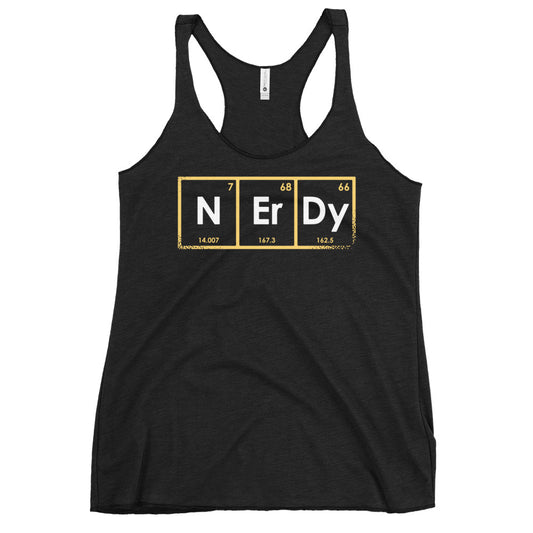 NErDy Elements Women's Racerback Tank