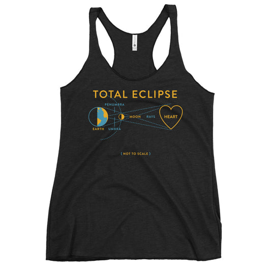 Total Eclipse Of The Heart Women's Racerback Tank
