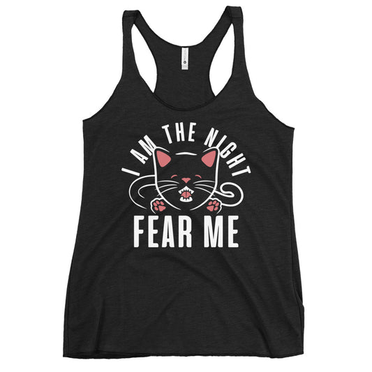 I Am The Night Fear Me Women's Racerback Tank