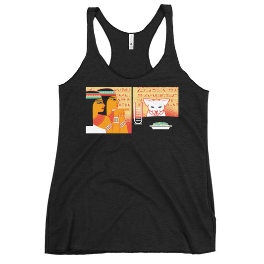 Egyptian Cat Women's Racerback Tank