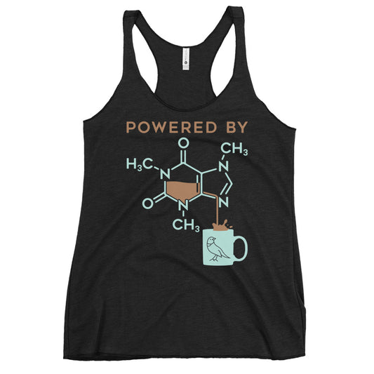 Powered By Caffeine Women's Racerback Tank