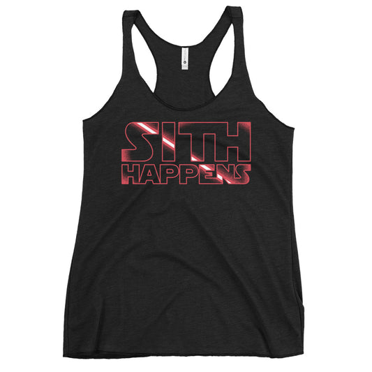 Sith Happens Women's Racerback Tank