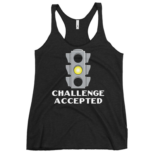 Challenge Accepted Stoplight Women's Racerback Tank