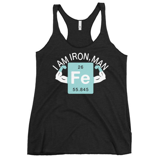 I Am Iron, Man Women's Racerback Tank