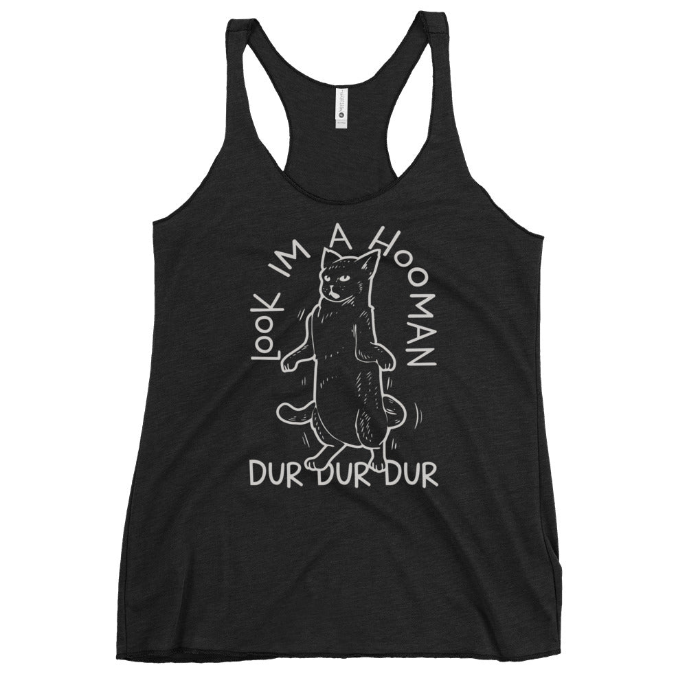 Look I'm A Hooman Women's Racerback Tank