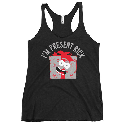 I'm Present Rick Women's Racerback Tank