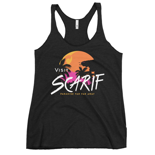 Visit Scarif Women's Racerback Tank