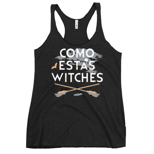 Como Estas Witches Women's Racerback Tank