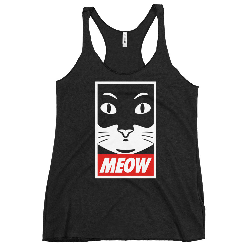 Meow Women's Racerback Tank