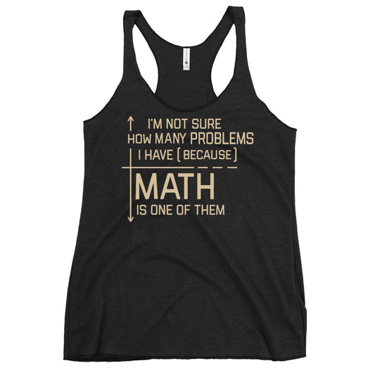 I'm Not Sure How Many Problems I Have Women's Racerback Tank