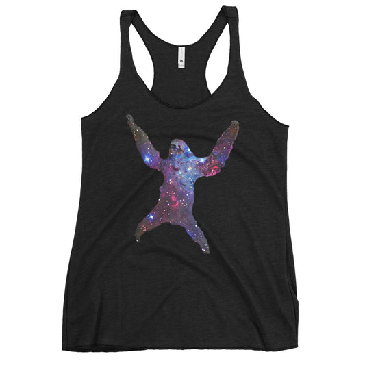 Sloth Nebula Women's Racerback Tank