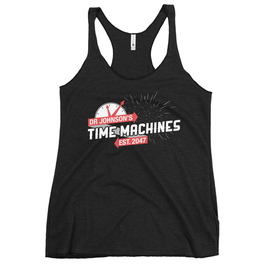 Dr Johnson's Time Machines Women's Racerback Tank