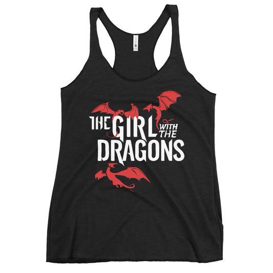 The Girl With The Dragons Women's Racerback Tank