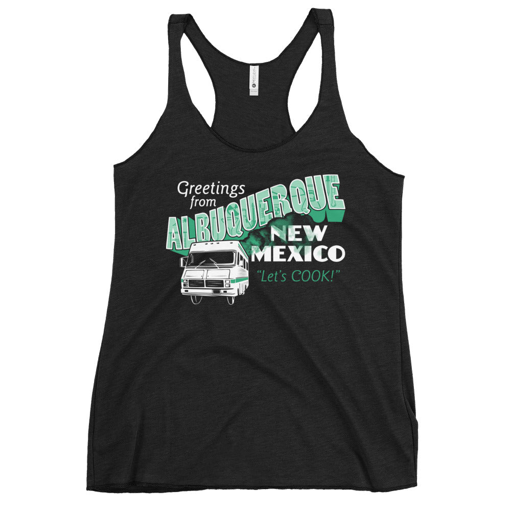 Greetings From Albuquerque Women's Racerback Tank