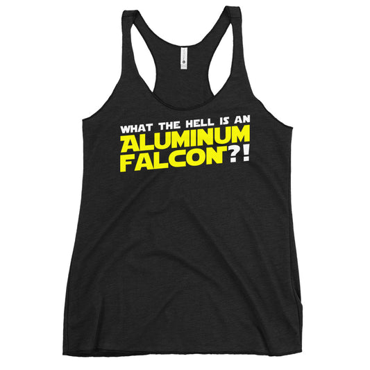 Aluminum Falcon Women's Racerback Tank
