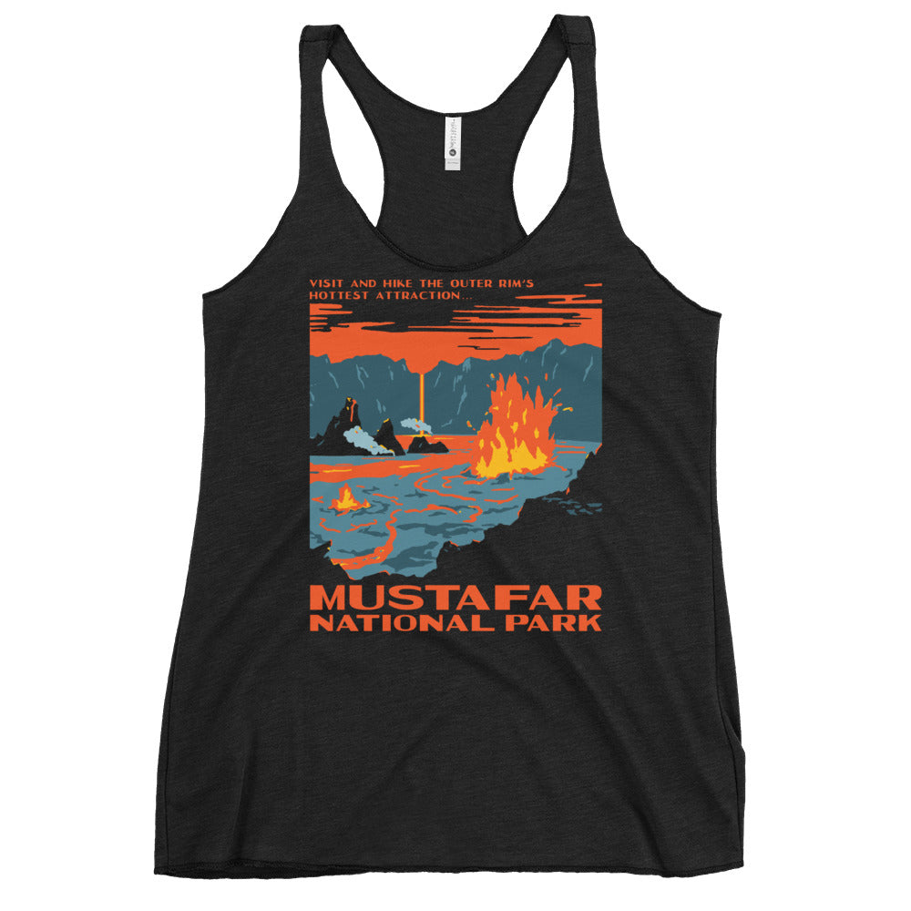 Mustafar National Park Women's Racerback Tank