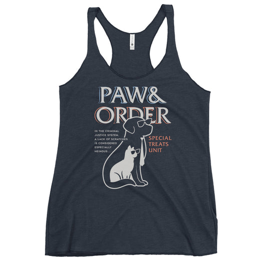 Paw & Order Women's Racerback Tank