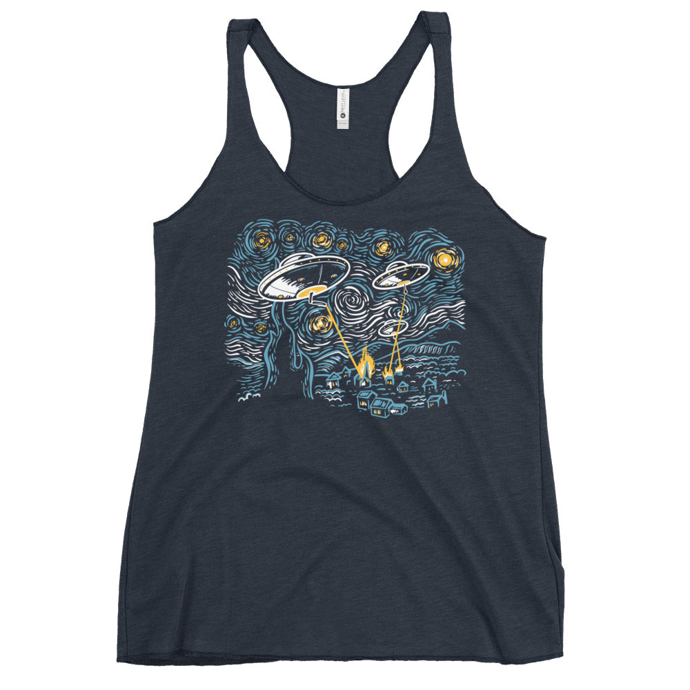 Starry Invasion Women's Racerback Tank