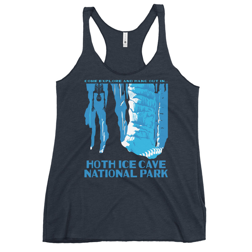 Hoth Ice Cave National Park Women's Racerback Tank